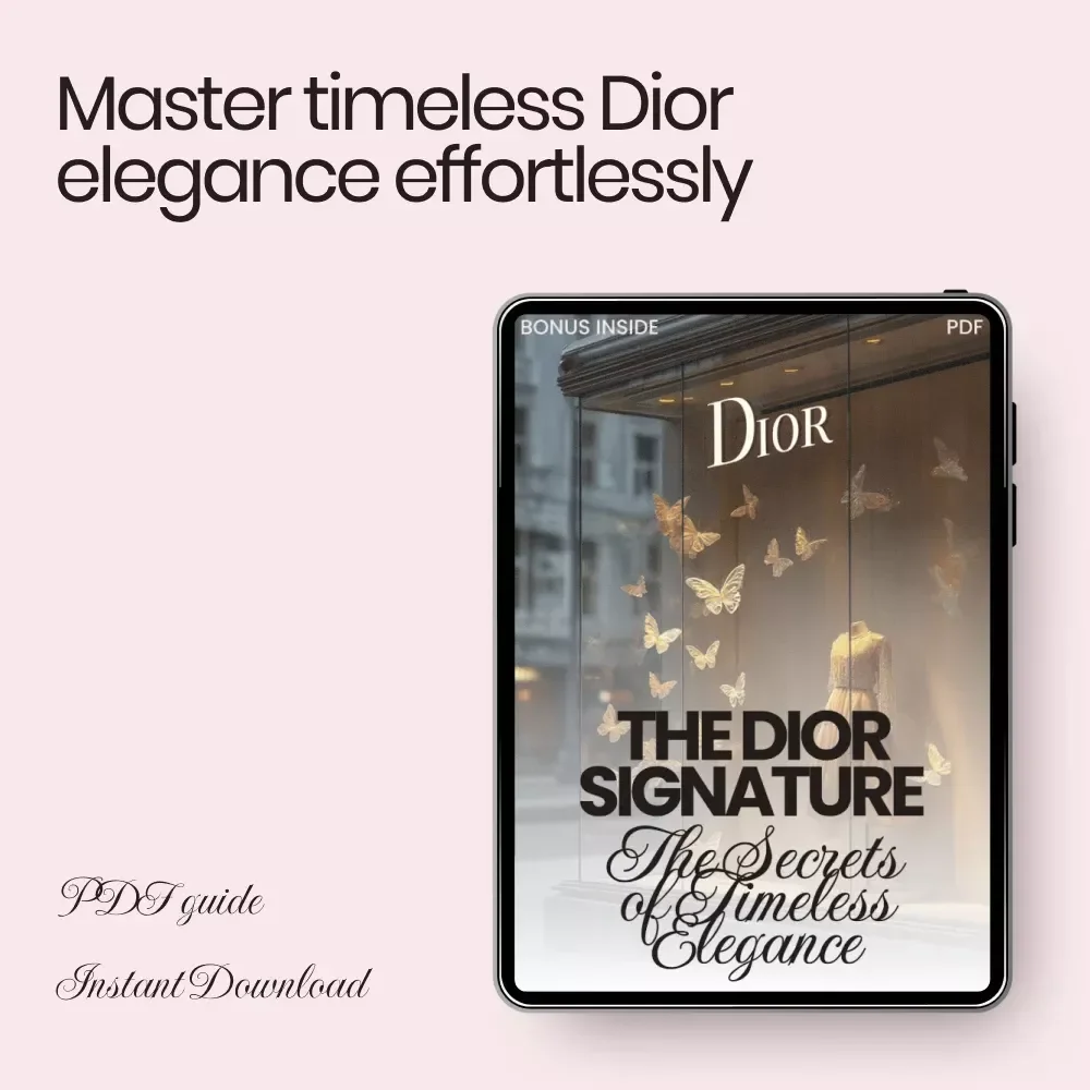 The Dior Signature: The Secrets of Timeless Elegance – Luxury Fashion Guide Explaining what makes dior style unique, Signature Silhouettes & Styling Secrets