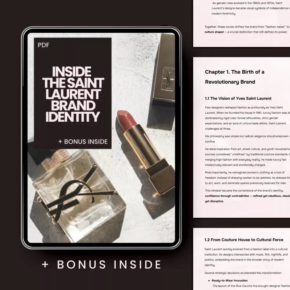 Inside the Saint Laurent Brand Identity: Unveiling the Power Behind the Iconic Fashion House