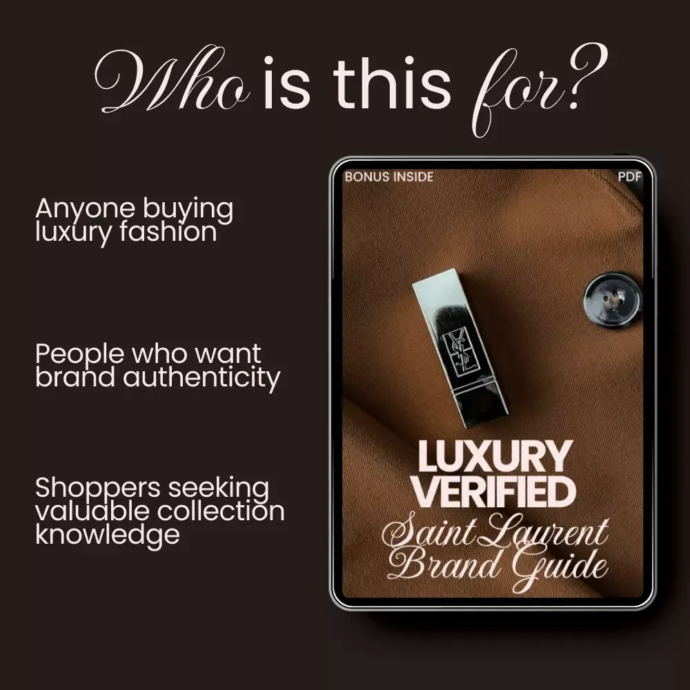 Luxury Verified: Saint Laurent Brand Guide - Authenticity Checklist, Signatures, Materials & More