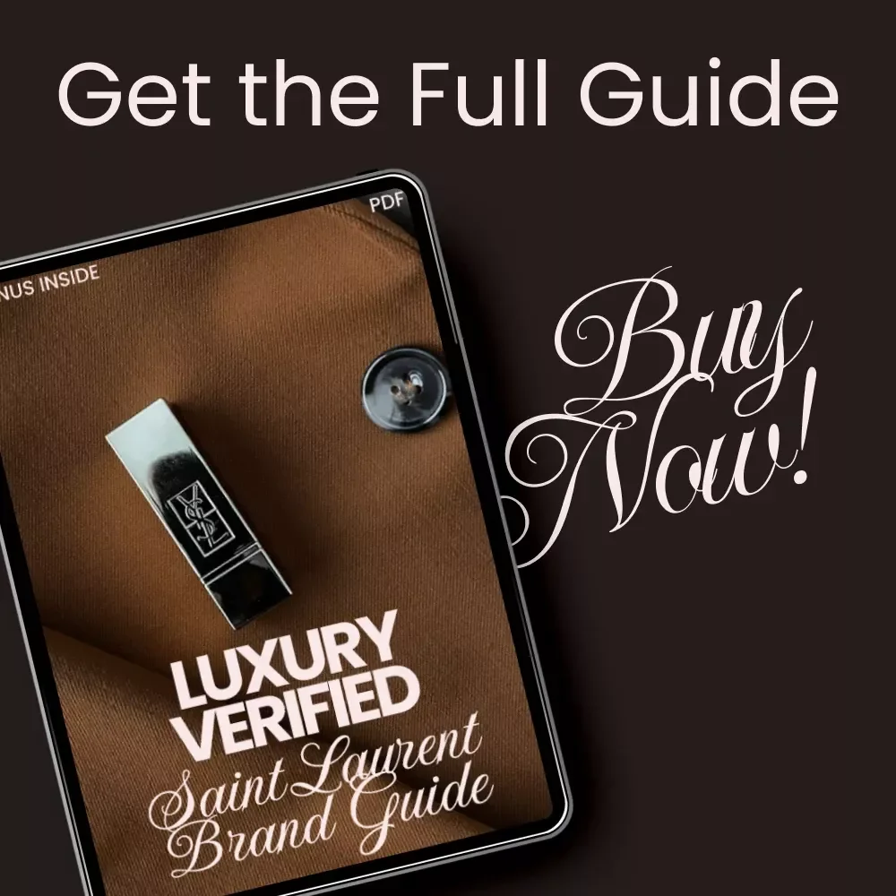 Luxury Verified: Saint Laurent Brand Guide - Authenticity Checklist, Signatures, Materials & More