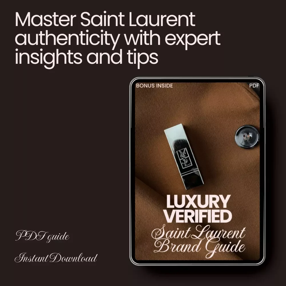 Luxury Verified: Saint Laurent Brand Guide - Authenticity Checklist, Signatures, Materials & More