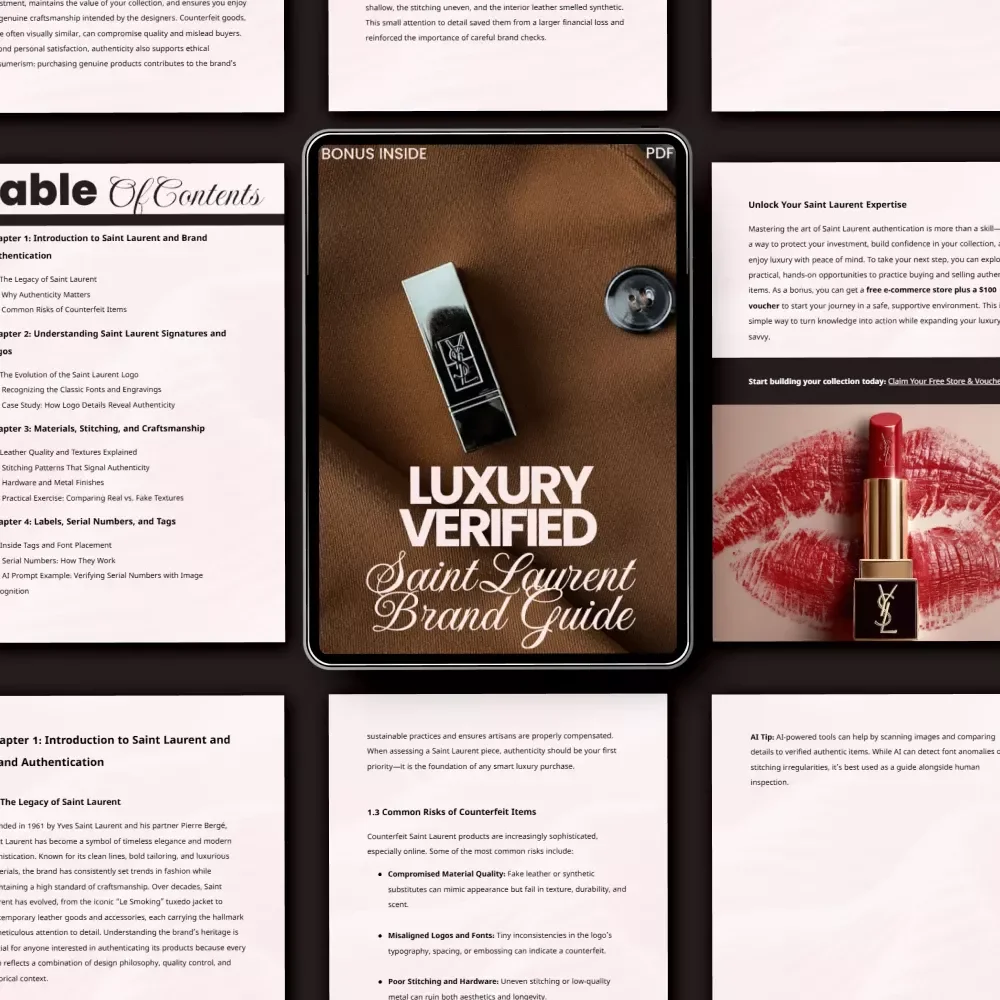 Luxury Verified: Saint Laurent Brand Guide - Authenticity Checklist, Signatures, Materials & More