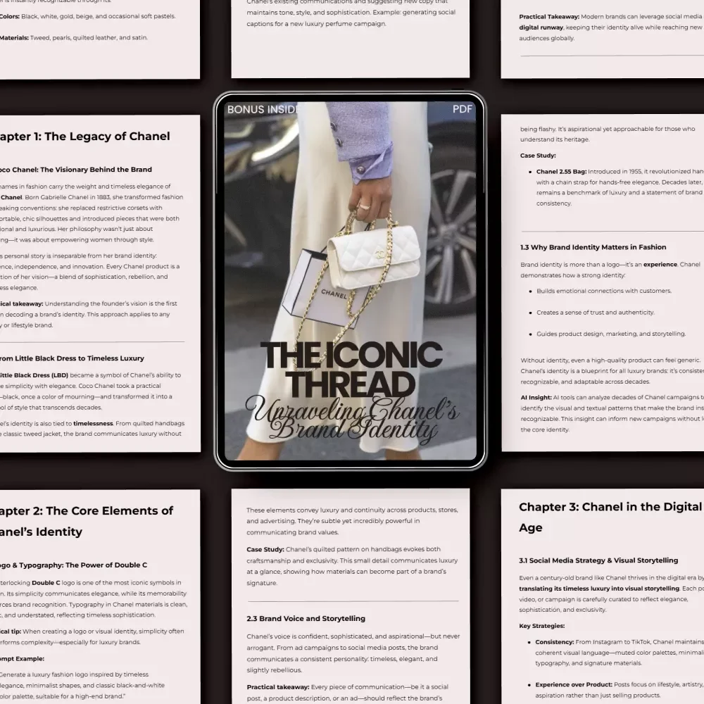 The Iconic Thread: Unraveling Chanel’s Brand Identity – Chanel Brand Identity Explained eBook for Fashion Branding, Luxury Marketing & Digital Strategy Guide