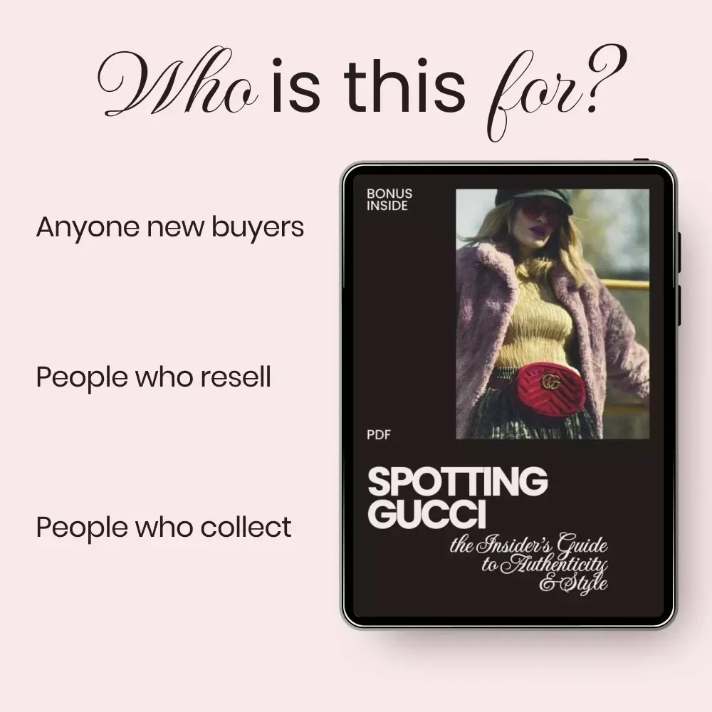 Spotting Gucci: The Insider’s Guide to Authenticity & Style – Gucci Brand Check eBook for Beginners & Collectors, Luxury Authentication Guide, Designer Bag Verification Digital Download