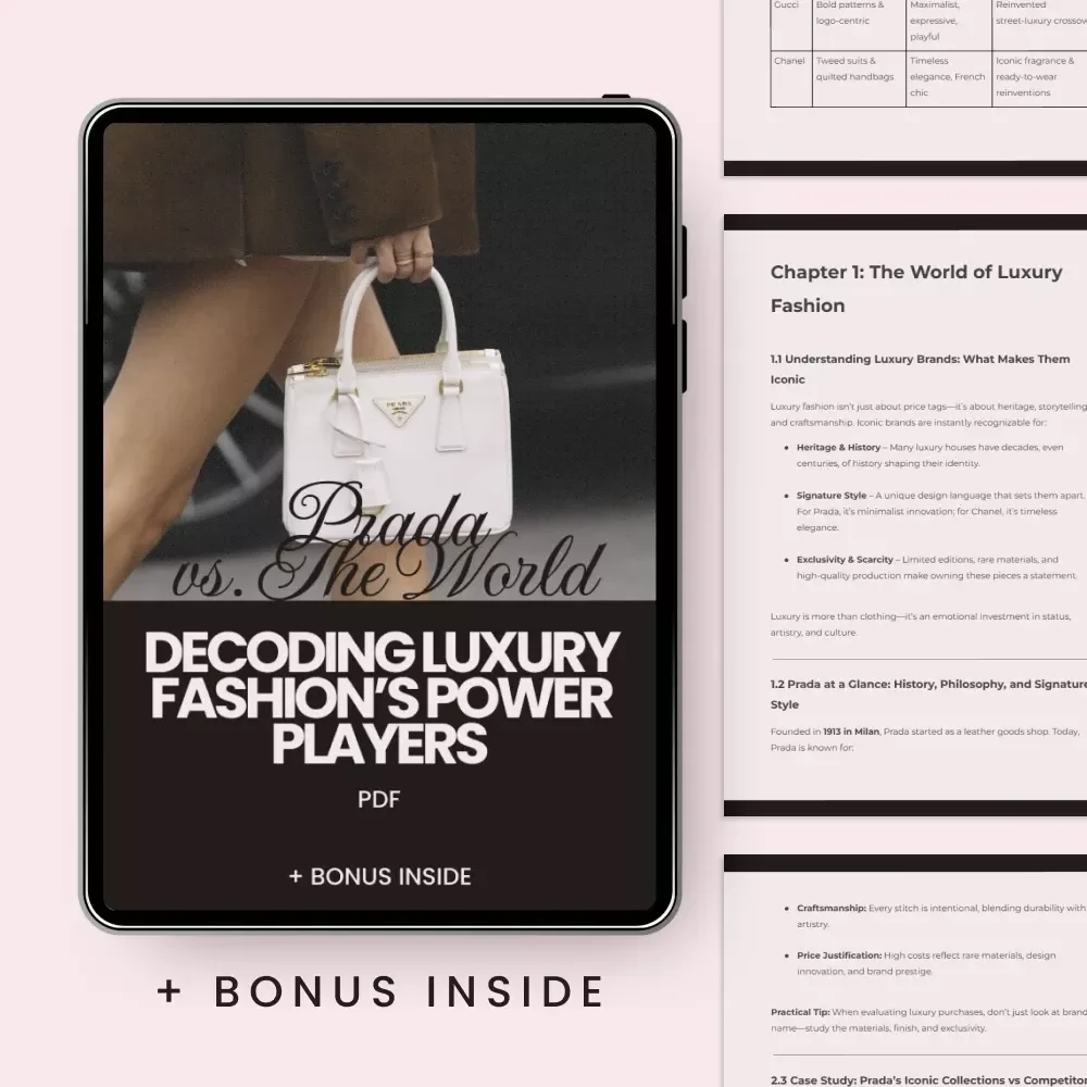 Prada vs. The World: Decoding Luxury Fashion’s Power Players – The Ultimate Guide to prada vs other luxury brands, Designer Brand Comparison & Smart Luxury Shopping