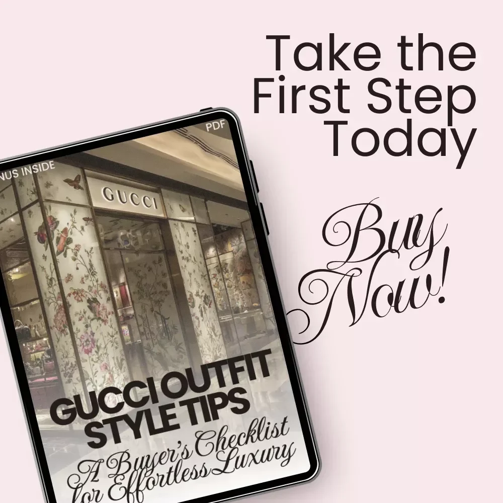Gucci Outfit Style Tips: A Buyer’s Checklist for Effortless Luxury - Digital Download
