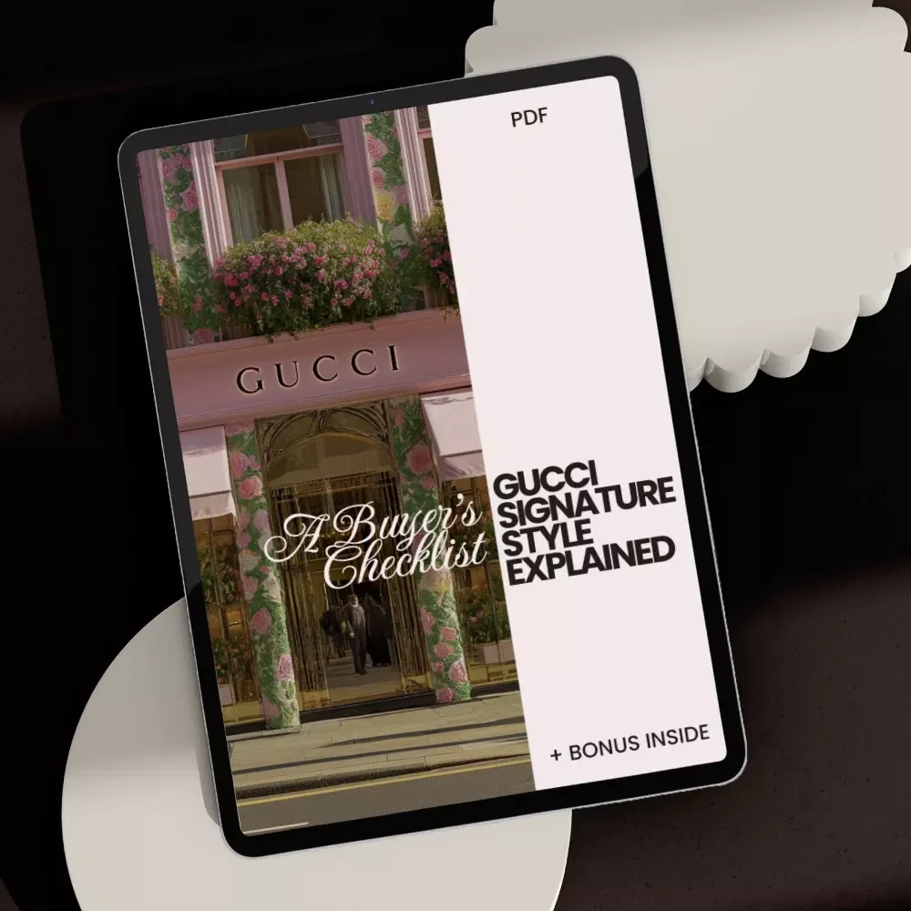 Gucci Signature Style Explained – A Buyer’s Checklist – Identify Authentic Gucci Pieces