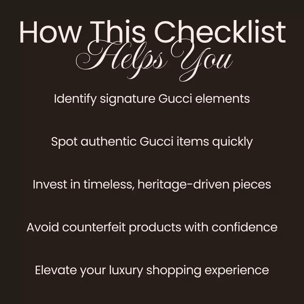 Gucci Signature Style Explained – A Buyer’s Checklist – Identify Authentic Gucci Pieces