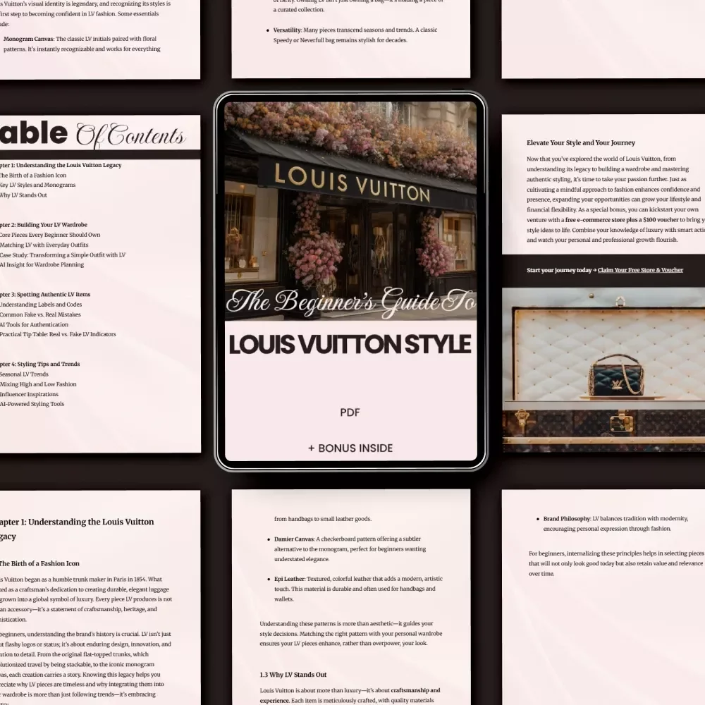 The Beginner’s Guide to Louis Vuitton Style: A Complete Fashion Guide for Beginners