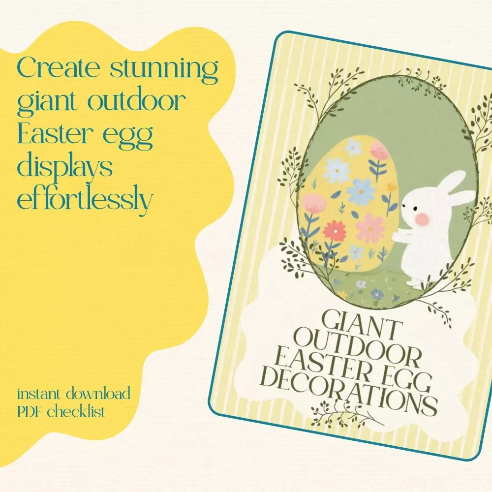 Giant Outdoor Easter Egg Decorations Checklist – Perfect for Show-Stopping Spring Displays