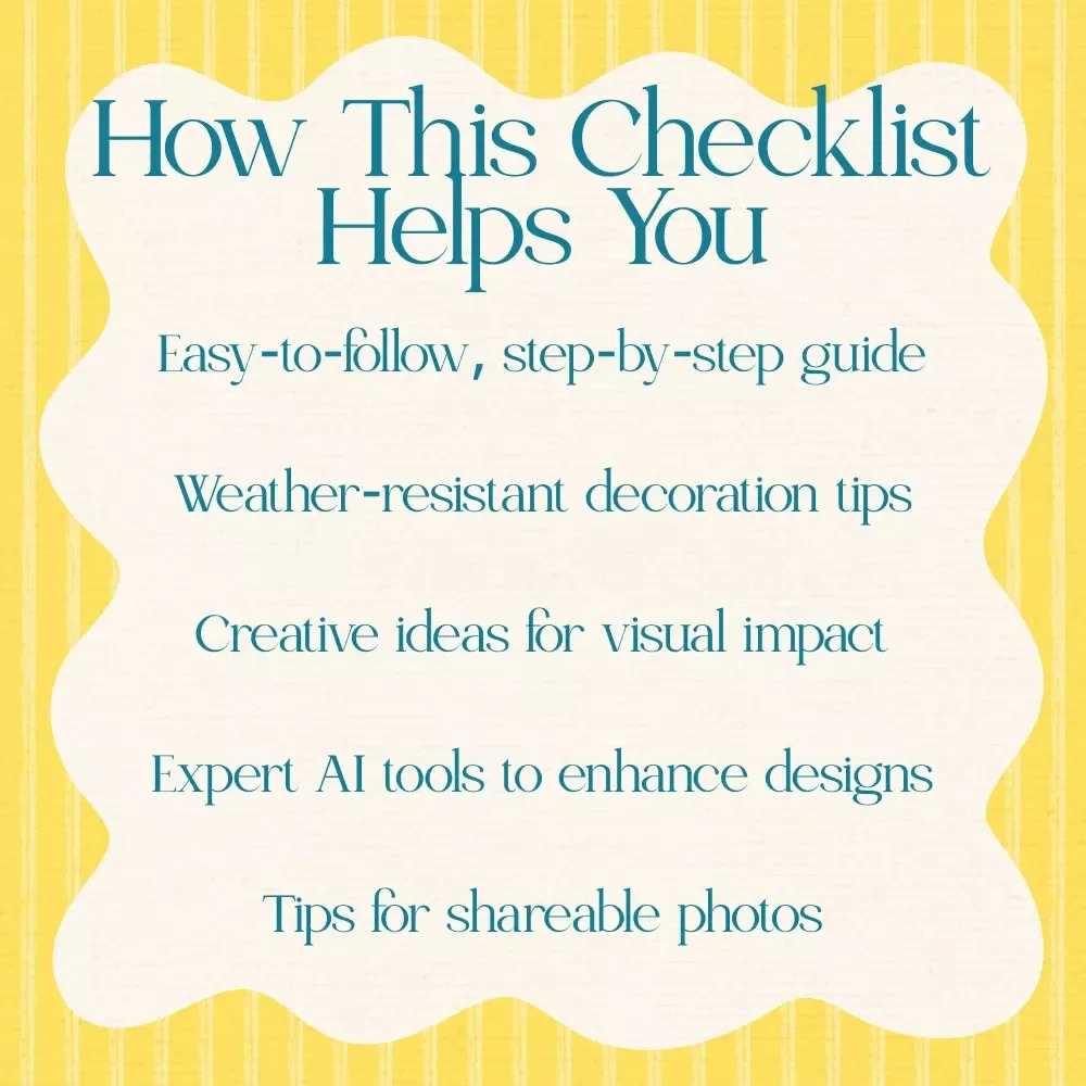 Giant Outdoor Easter Egg Decorations Checklist – Perfect for Show-Stopping Spring Displays