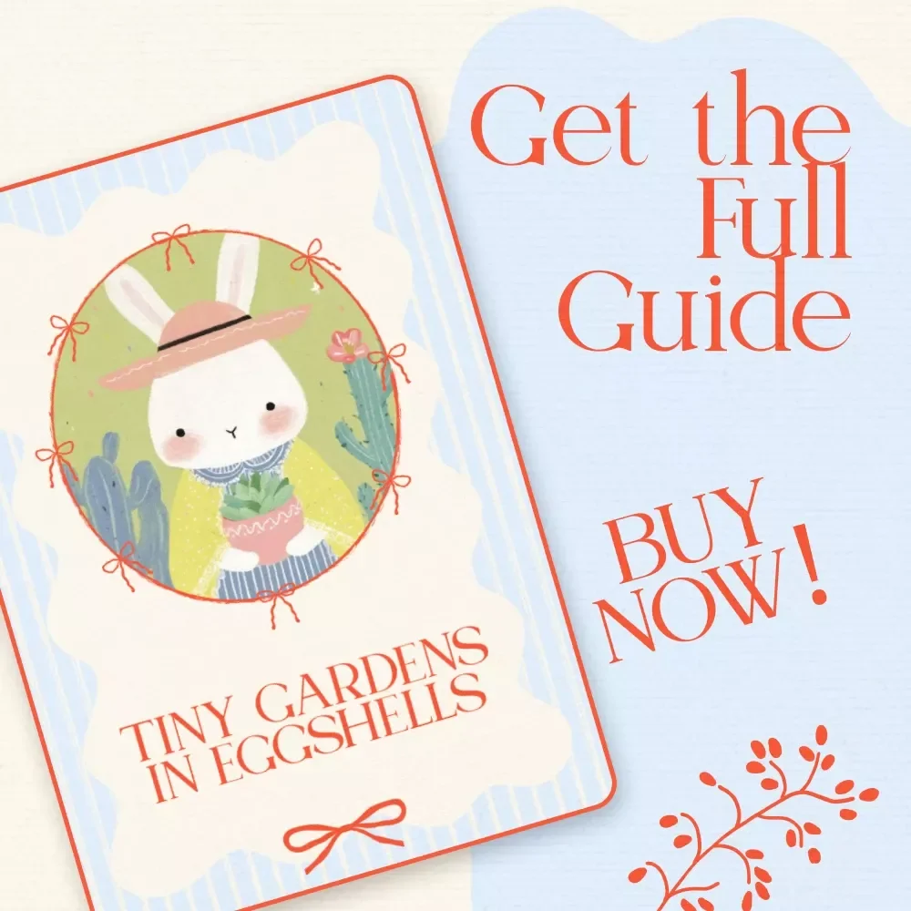 Tiny Gardens in Eggshells: A Complete Guide to Egg Shell Succulent Planters