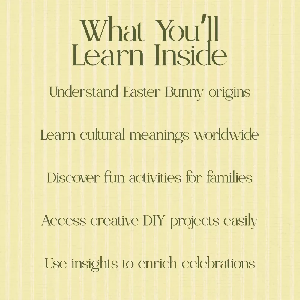 The Story and Secrets of the Easter Bunny – Easter Bunny History and Meaning eBook for Families, Fun, and Folklore