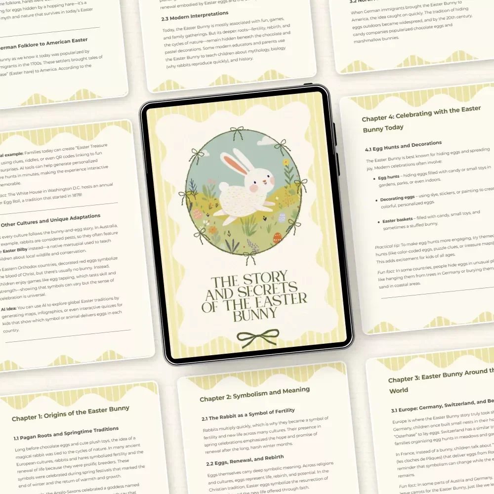 The Story and Secrets of the Easter Bunny – Easter Bunny History and Meaning eBook for Families, Fun, and Folklore
