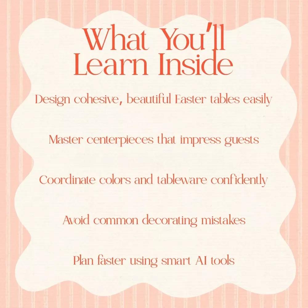 Hop to It: Creative Easter Table Decorating Tips – Easter Table Decorating Tips eBook, DIY Spring Tablescape Guide, Holiday Hosting Checklist Digital Download