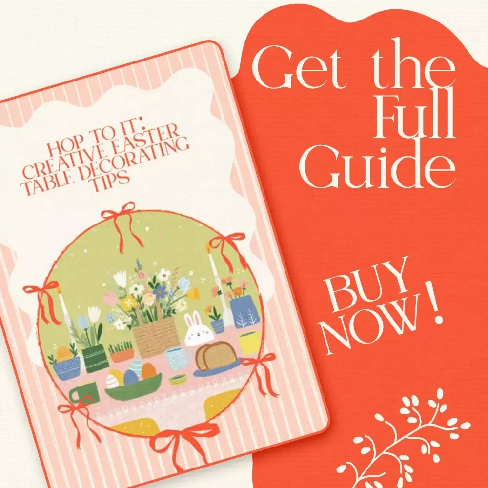 Hop to It: Creative Easter Table Decorating Tips – Easter Table Decorating Tips eBook, DIY Spring Tablescape Guide, Holiday Hosting Checklist Digital Download