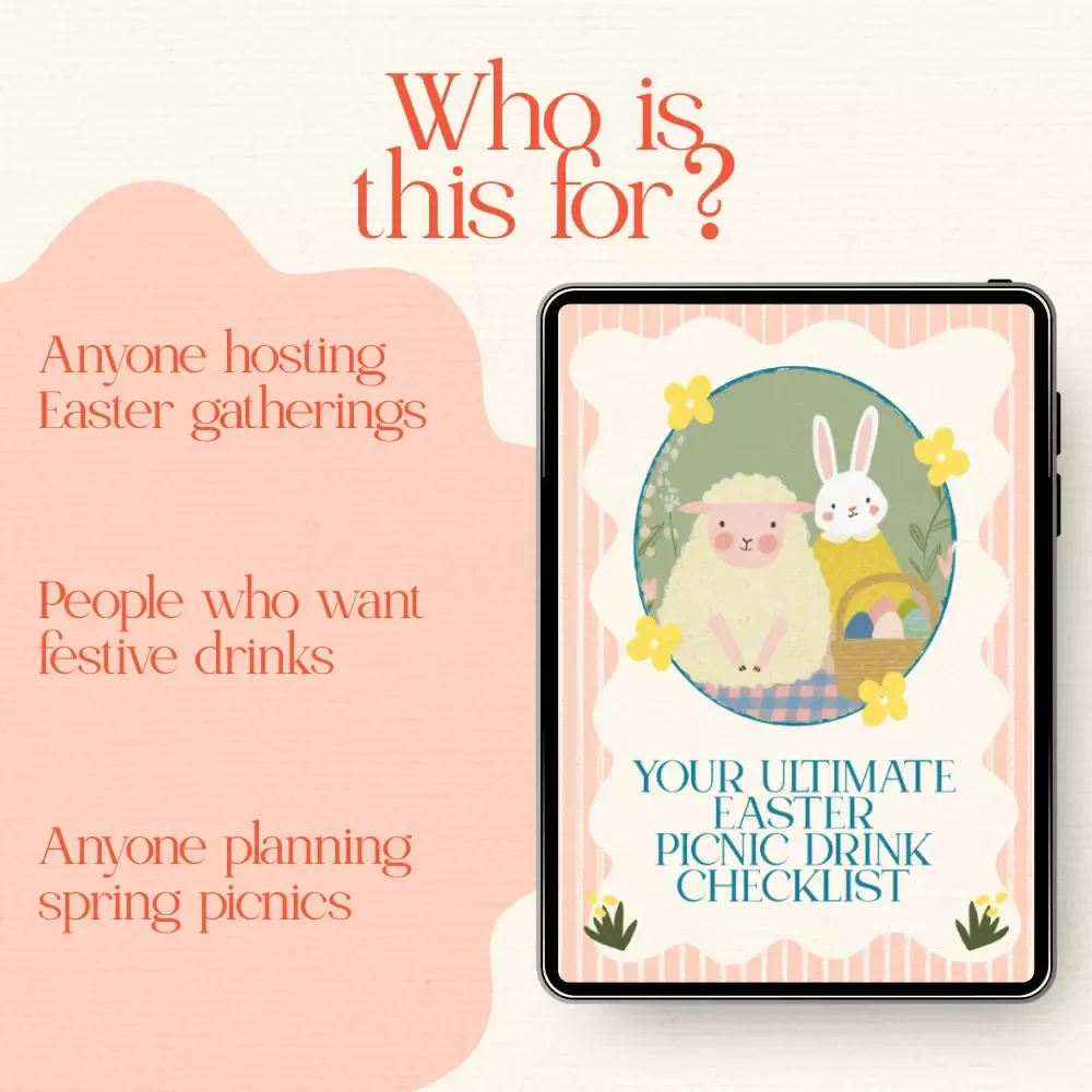 Your Ultimate Easter Picnic Drink Checklist – Printable Easter Picnic Drink Ideas Guide for Spring Party Planning & Refreshing Outdoor Gatherings