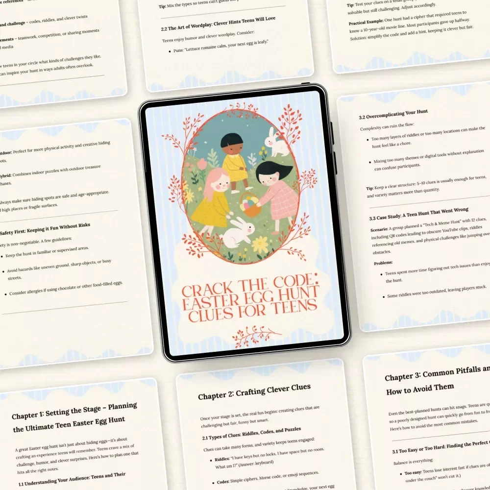 Crack the Code: Easter Egg Hunt Clues for Teens – Ultimate Guide for Fun, Clever, and Interactive Hunts
