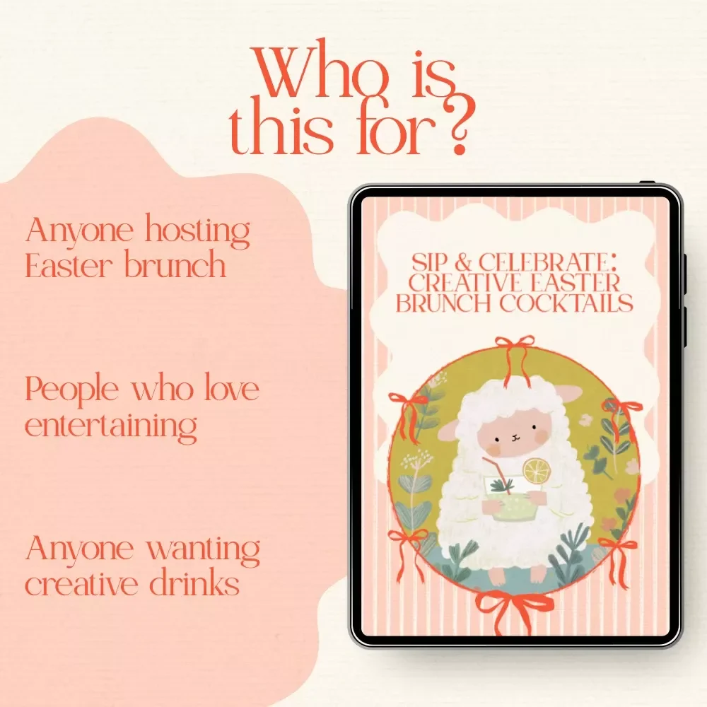 Sip & Celebrate: Creative Easter Brunch Cocktails – Festive Guide Packed with Easter Brunch Cocktail Ideas, Hosting Tips & AI-Inspired Drink Recipes (Digital Download)