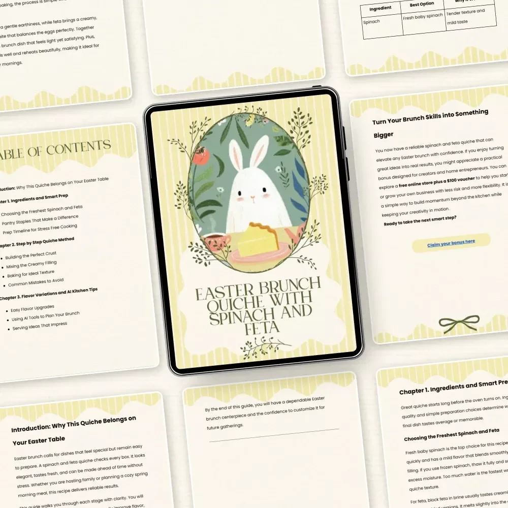 Easter Brunch Quiche with Spinach and Feta: A Delicious Guide for Your Perfect Easter Table