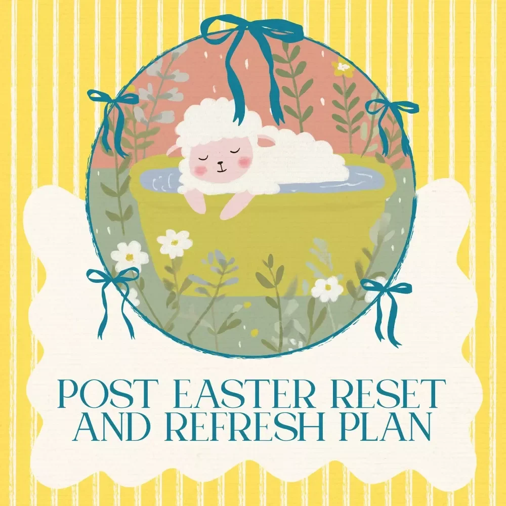 Post Easter Reset and Refresh Plan - Easy Post Easter Detox Tips Checklist