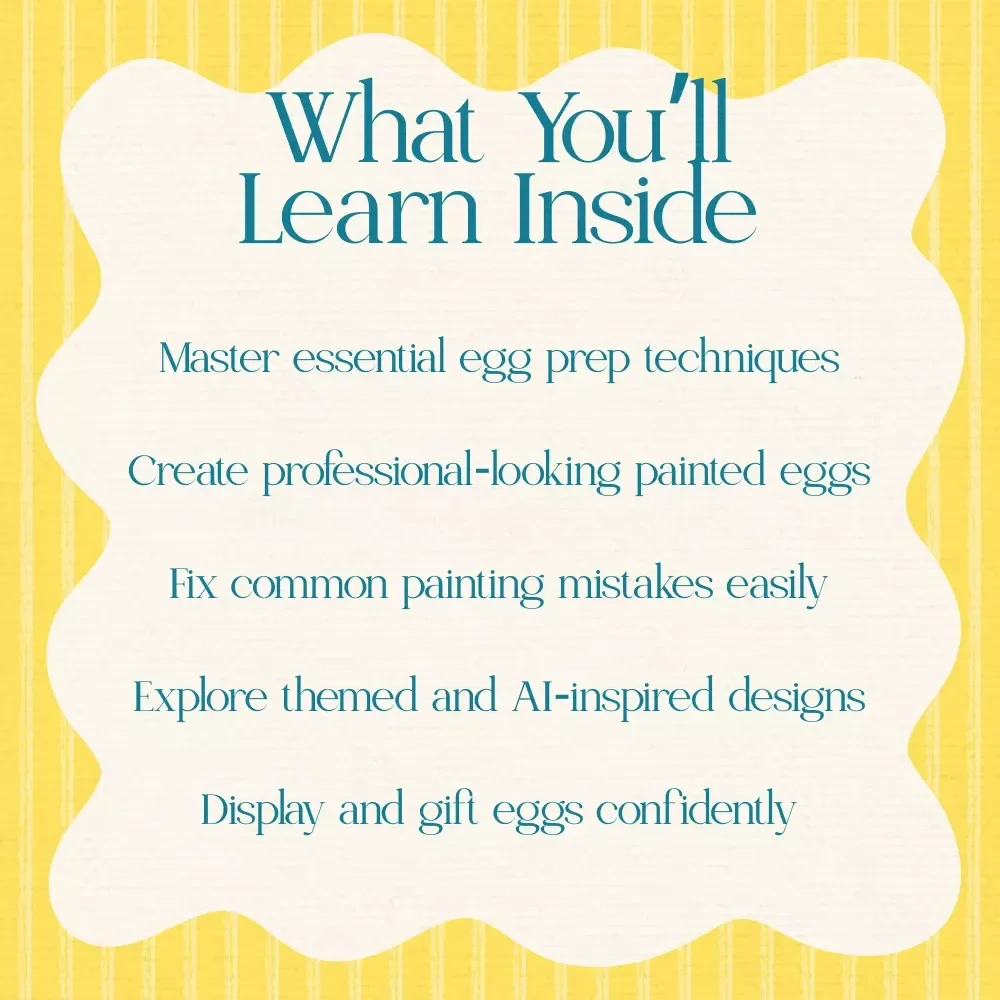 Egg-ceptional Art: Creative Tips for Easter Egg Painting – Printable Guide with Expert easter egg painting tips, DIY Design Ideas & Step-by-Step Techniques