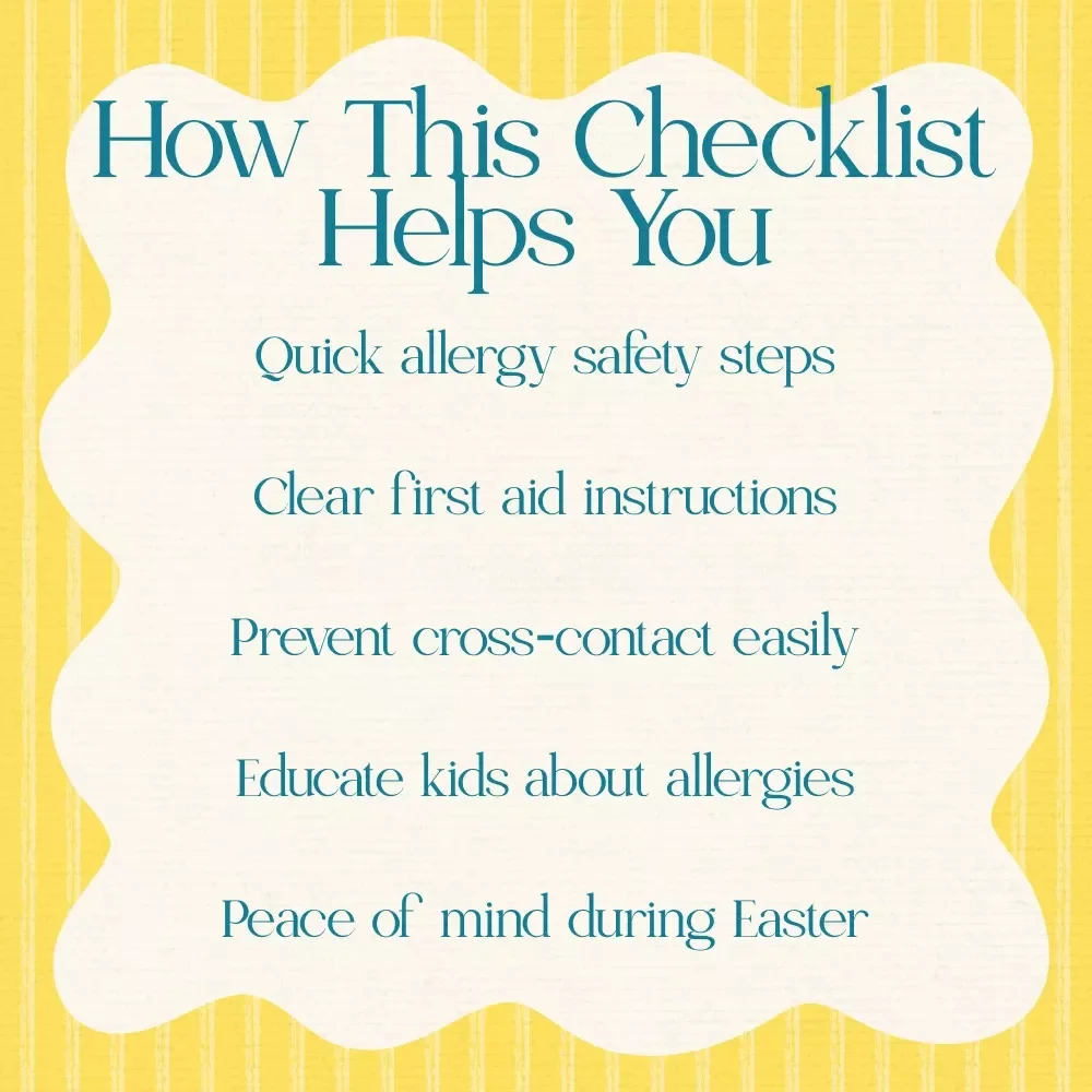 Easter Allergy Safety and First Aid Action Plan: A Complete Checklist for Easter Treats
