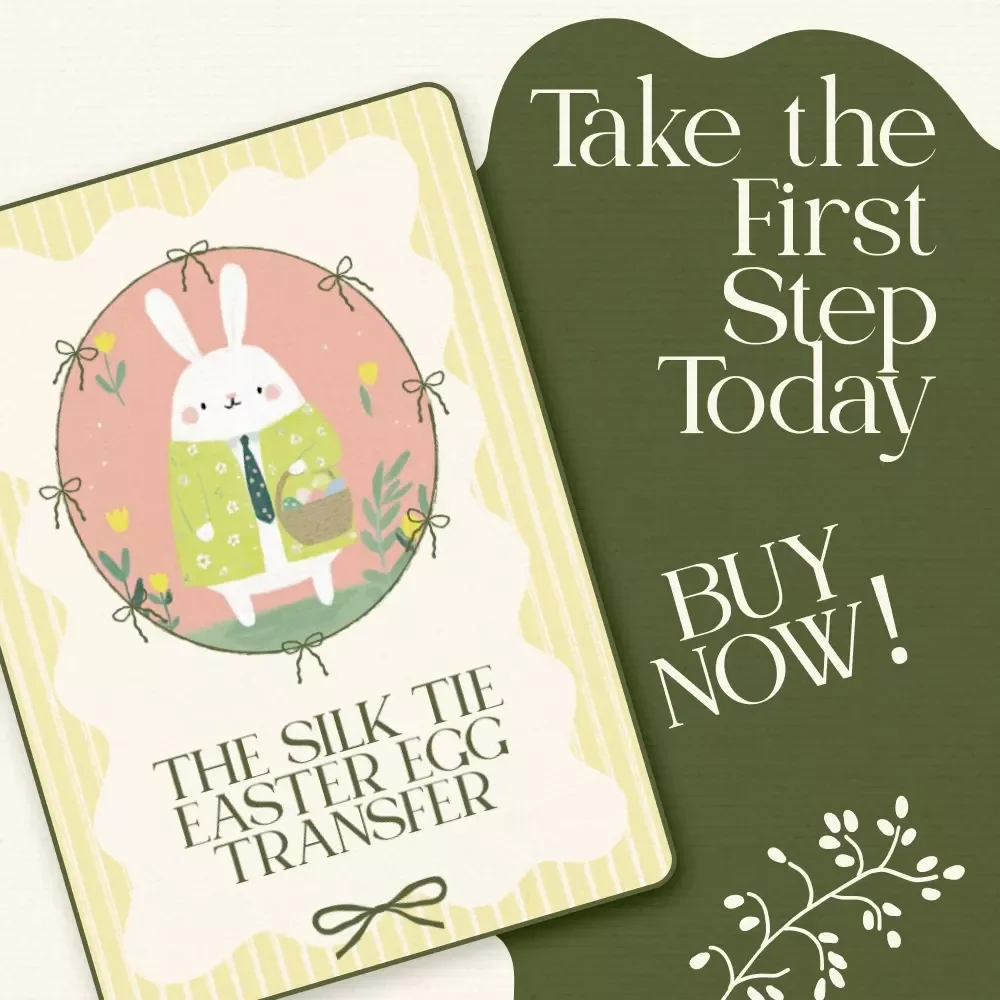 The Silk Tie Easter Egg Transfer Checklist | DIY Easter Craft Guide