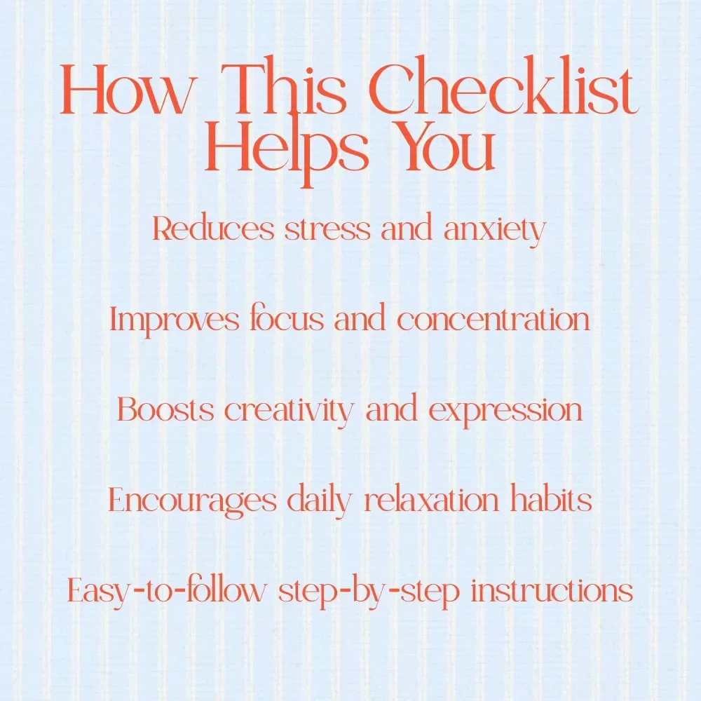 Mindful Easter Coloring Ritual for Adults - Easter-Themed Mindfulness Checklist & Guide