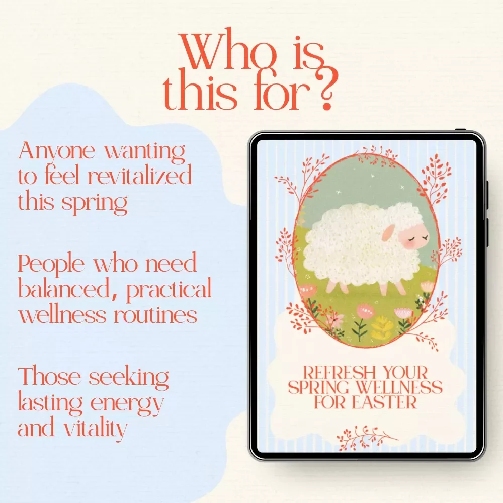 Refresh Your Spring Wellness for Easter Guide - Digital Download for Your Easter Wellness Routine