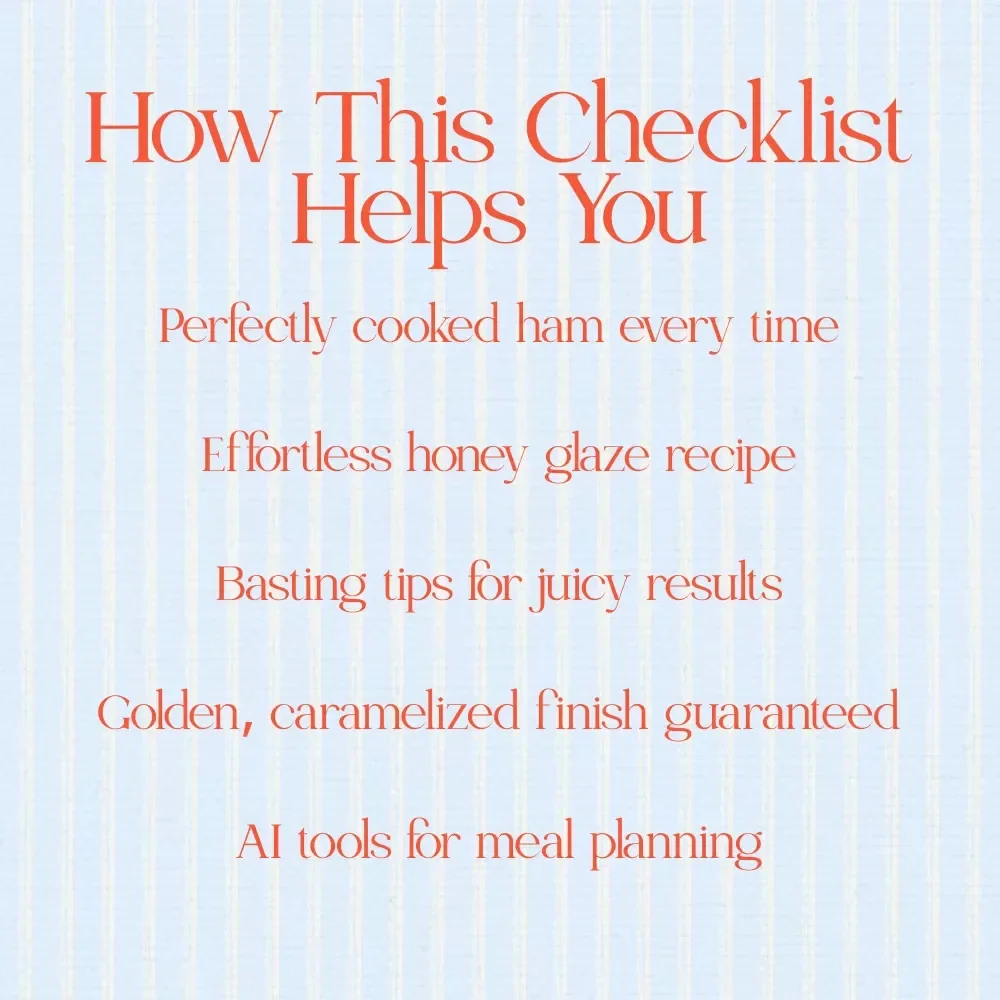 Slow Cooker Honey Glazed Ham Checklist: The Ultimate Guide for Perfect Holiday Meals