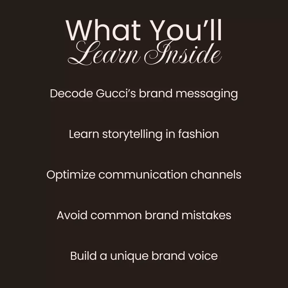 Gucci Speak: Decoding the Language of Luxury - Guide to How Gucci Communicates Its Style