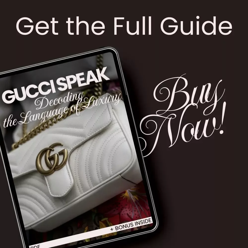Gucci Speak: Decoding the Language of Luxury - Guide to How Gucci Communicates Its Style