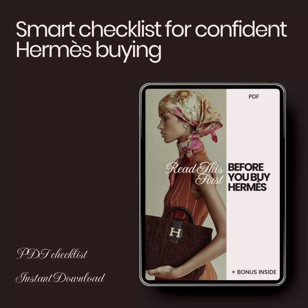 Before You Buy Hermès Read This First – Luxury Buyer Checklist | What to Know Before Buying Hermès | Digital Download PDF Guide