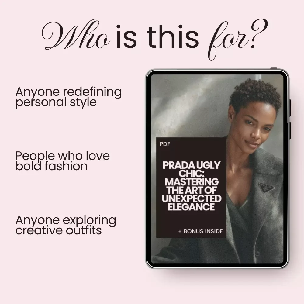 Prada Ugly Chic: Mastering the Art of Unexpected Elegance – The Ultimate prada ugly chic style guide for Bold, Effortless Statement Fashion