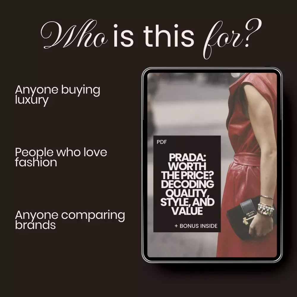 Prada: Worth the Price? Decoding Quality, Style, and Value – The Ultimate Guide to prada quality vs price, Smart Luxury Buying & Investment Fashion Insights