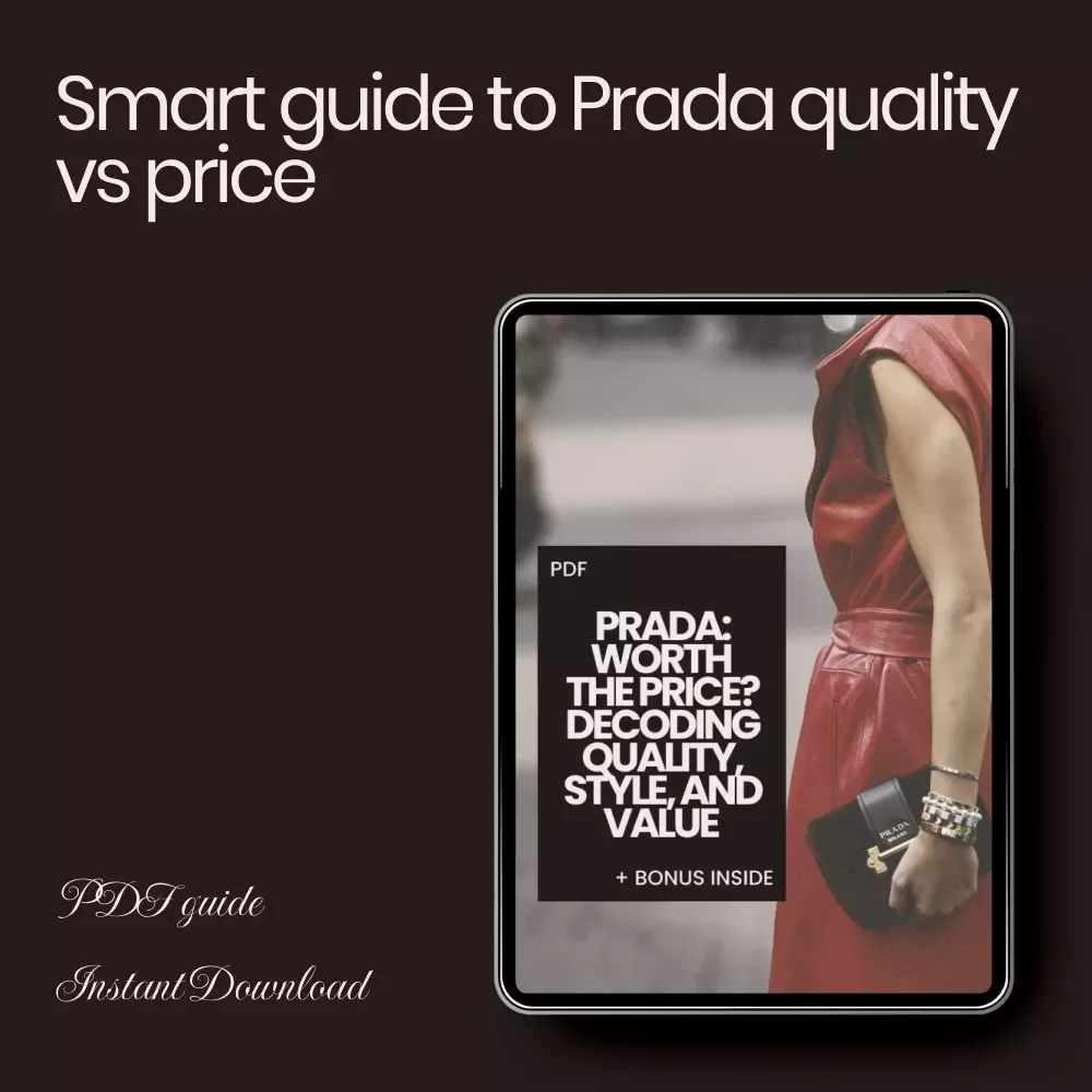 Prada: Worth the Price? Decoding Quality, Style, and Value – The Ultimate Guide to prada quality vs price, Smart Luxury Buying & Investment Fashion Insights