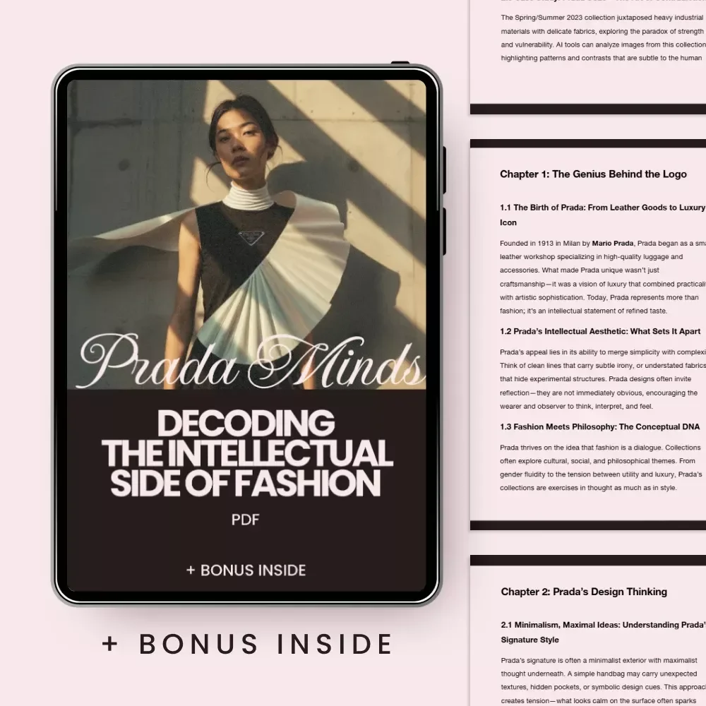 Prada Minds: Decoding the Intellectual Side of Fashion – prada intellectual side explained Digital Guide for Conceptual Fashion Lovers & Creative Thinkers