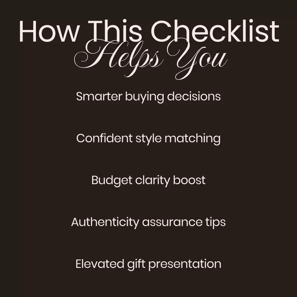 Gift Like a Stylist With Saint Laurent – Printable Checklist & Saint Laurent Shopping Tips for Gifts | Luxury Designer Gifting Guide Digital Download