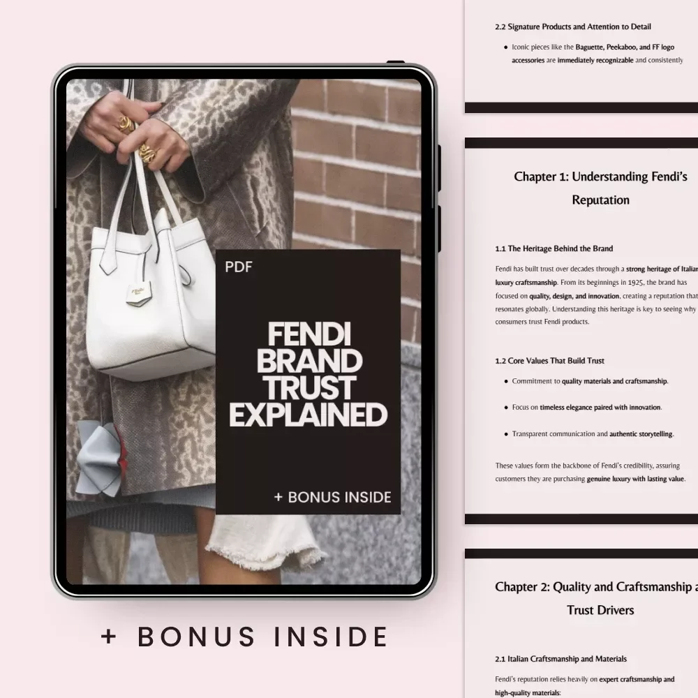 Fendi Brand Trust Explained – Luxury Brand Credibility Guide, Fendi Brand Trust Explained eBook for Fashion Students, Resellers & Luxury Shoppers