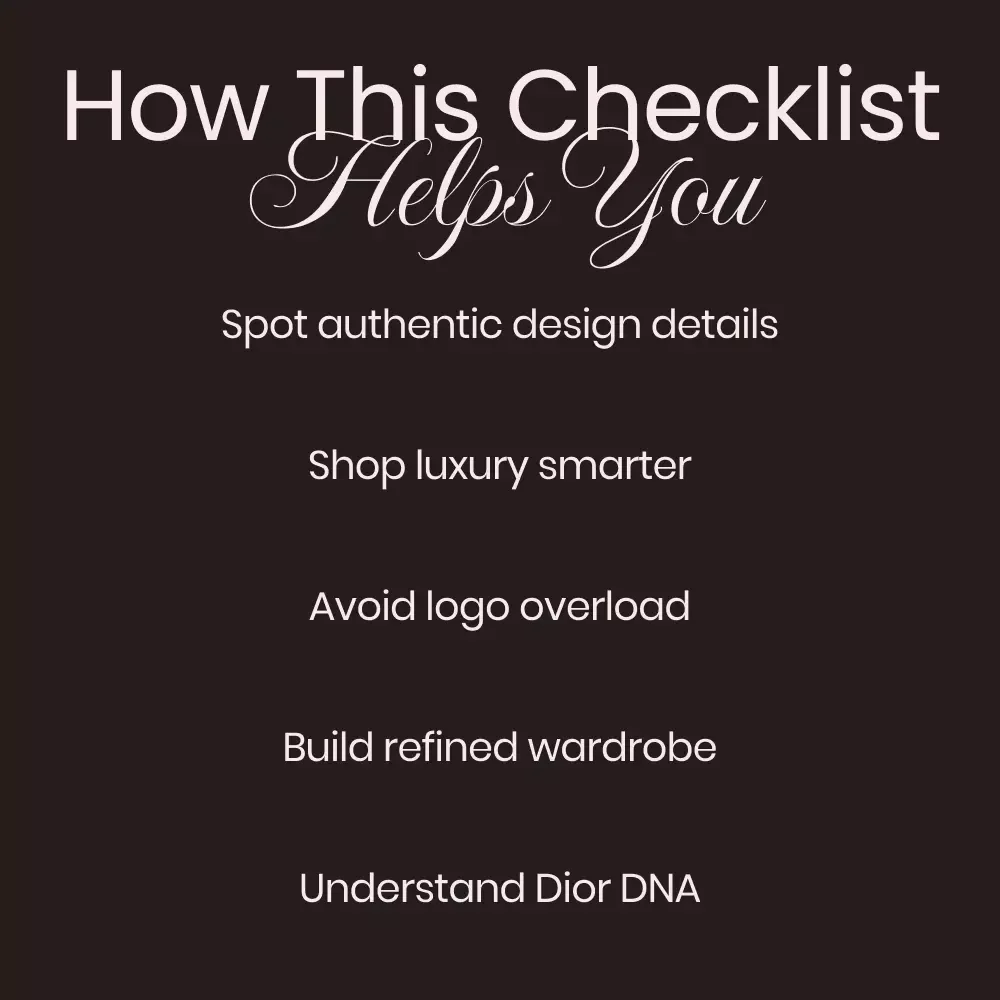 How to Recognize Dior Style – Printable Luxury Fashion Checklist | how to recognize dior style Guide for Authentic Designer Aesthetic & Timeless Elegance