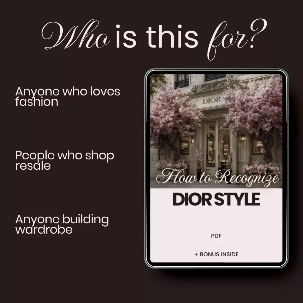 How to Recognize Dior Style – Printable Luxury Fashion Checklist | how to recognize dior style Guide for Authentic Designer Aesthetic & Timeless Elegance