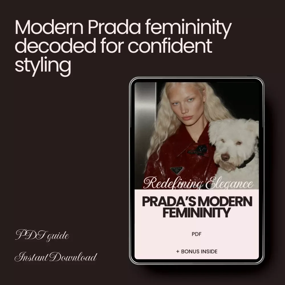Redefining Elegance: Prada’s Modern Femininity – The Ultimate Guide to the prada femininity concept today | Fashion Analysis eBook & Style Checklist