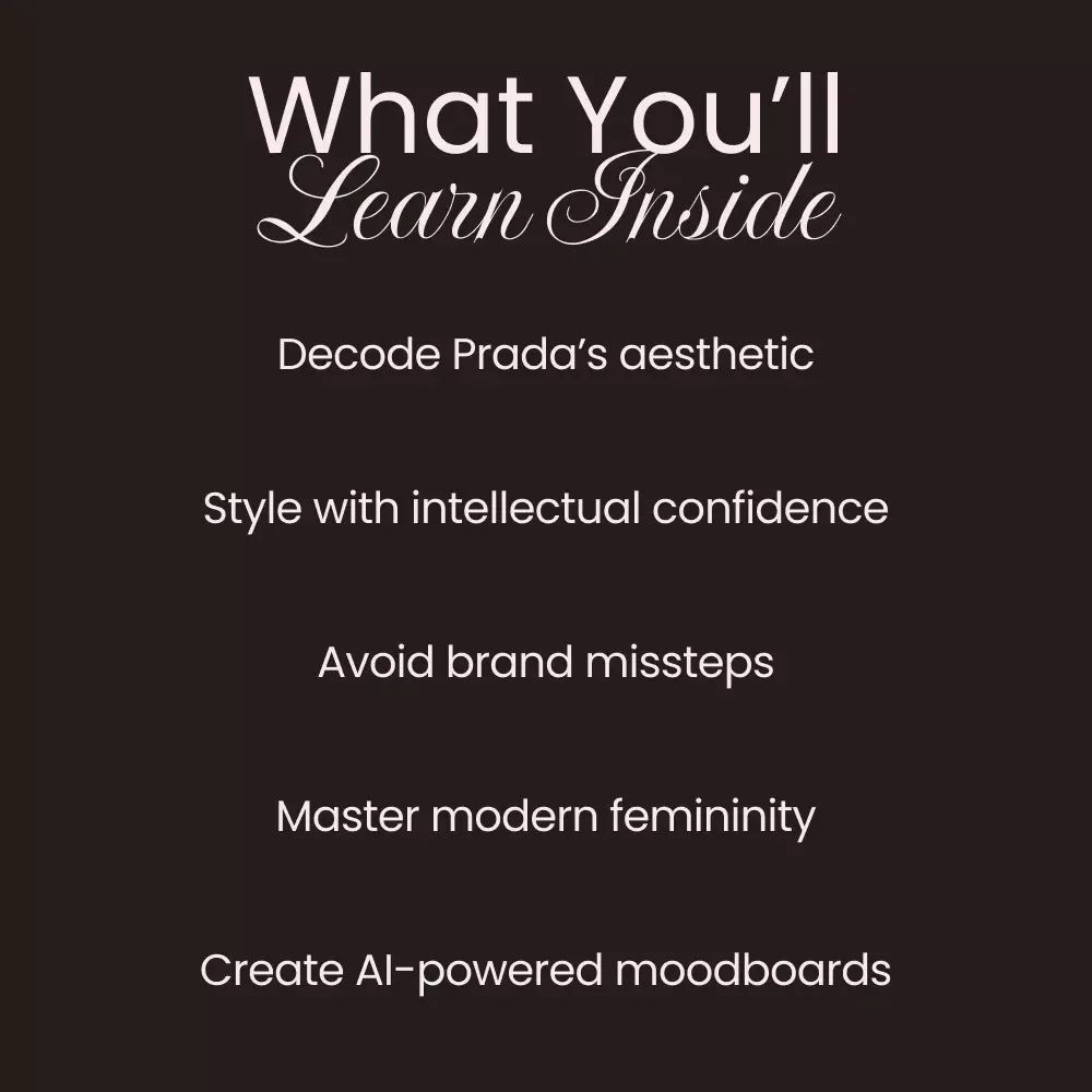 Redefining Elegance: Prada’s Modern Femininity – The Ultimate Guide to the prada femininity concept today | Fashion Analysis eBook & Style Checklist