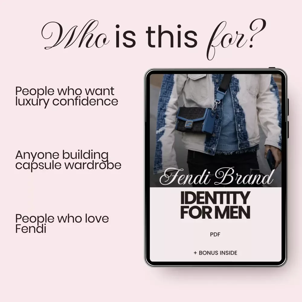 Fendi Brand Identity for Men – Printable Checklist Guide to Mastering fendi brand identity for men, Capsule Wardrobe & AI Styling Strategy