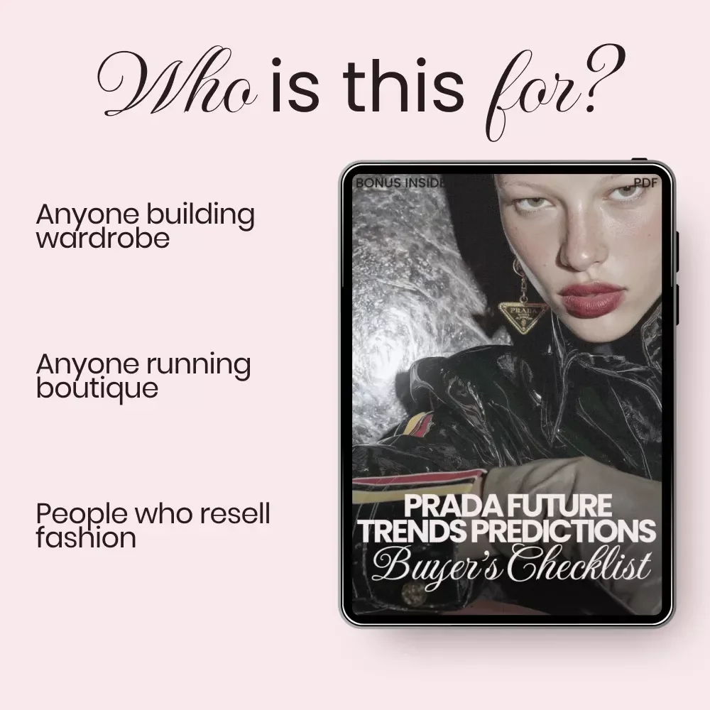 Prada Future Trends Predictions: Buyer’s Checklist | prada future trends predictions Digital Download for Fashion Investors & Boutique Owners
