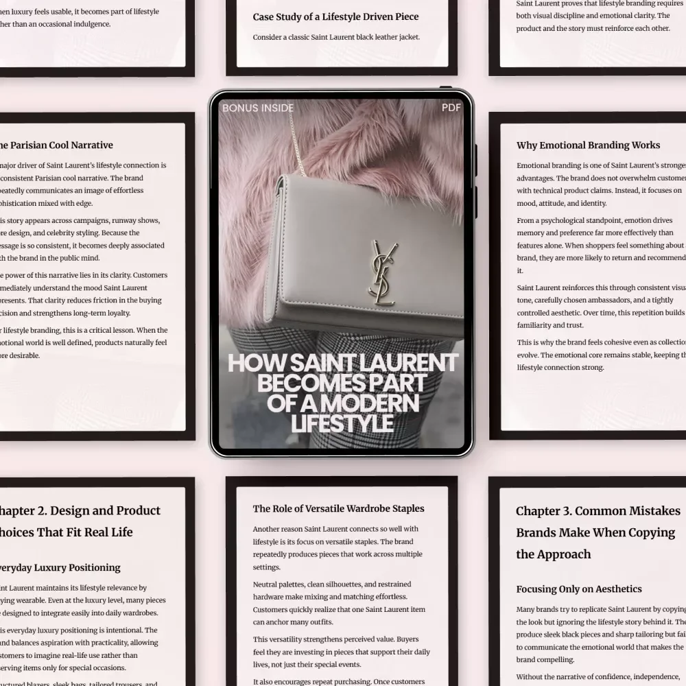 How Saint Laurent Becomes Part of a Modern Lifestyle – Complete Branding Guide on how saint laurent connects with lifestyle, Luxury Identity Strategy & AI Audience Insights