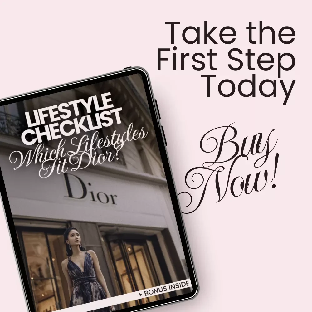 Lifestyle Checklist: Which Lifestyles Fit Dior? – Luxury Aesthetic Self-Assessment Guide, Fashion Identity Digital Download, which lifestyles fit dior Style Alignment Checklist