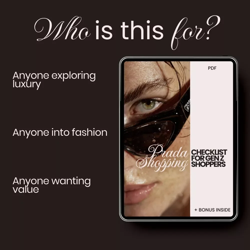 Prada Shopping Checklist for Gen Z Shoppers – The Ultimate prada for gen z shoppers Digital Guide to Smart Luxury Style & Investment Buys