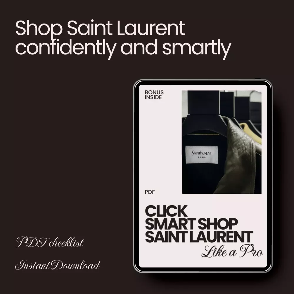 Click Smart Shop Saint Laurent Like a Pro – The Ultimate Guide & Checklist for Smart Online Shopping